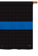 Blue Stripe - thin blue line House Flag