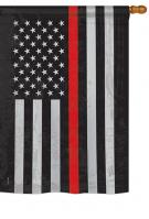 US Red Stripe Garden Flag