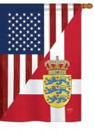 US Denmark Friendship House Flag