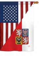 US Czech Friendship House Flag