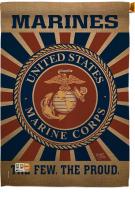 Marine Corps Decorative House Flag