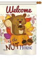 Nut House House Flag