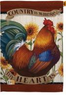 Country My Heart House Flag