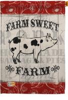 Sweet Farm Pig House Flag