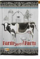 Farm Sweet Decorative House Flag