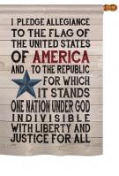 Pledge of Allegiance House Flag