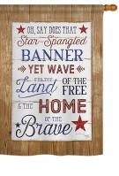 Star Spangled Pride House Flag