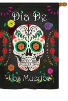 Dia de los Muertos House Flag