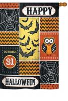 Halloween Happy House Flag