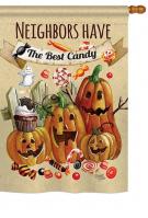 Neighbors Candy House Flag