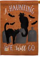 Haunting We Go House Flag