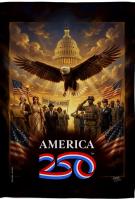 Justice & Service USA 250 House Flag