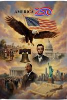 Heritage Montage USA 250 House Flag