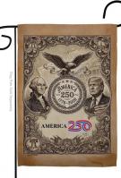 Trump Tribute USA 250 Garden Flag