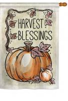 Harvest Blessings House Flag