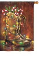 Xmas Boots House Flag