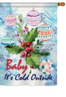 Baby It\'s Cold House Flag