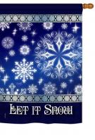 Let It Snow Dream House Flag