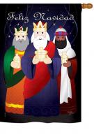 Feliz Navidad House Flag