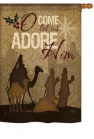 Let Us Adore Him House Flag