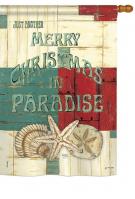 Xmas in Paradise House Flag
