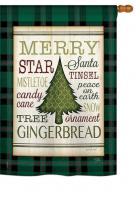 Oh Christmas Tree House Flag