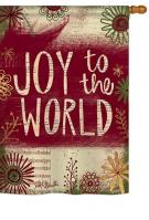 Joy to the World Decorative House Flag