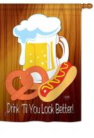 Drink \'Til You Look Better House Flag