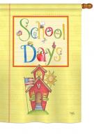 School Days Decorative House Flag