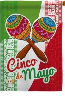 Maracas Cinco de Mayo House Flag