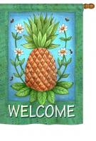 Pineapple Welcome House Flag