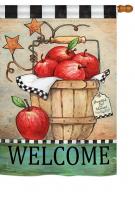 Apple Basket Garden Flag