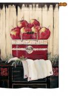 Ruby Red Country Apple House Flag