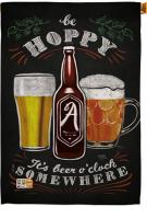 Hoppy Beer O\'Clock House Flag