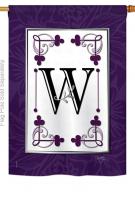 Classic W Monogram House Flag