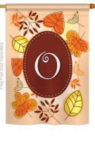 Autumn O Monogram House Flag