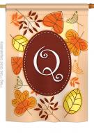 Autumn Q Monogram House Flag