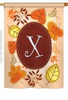 Autumn X Monogram House Flag