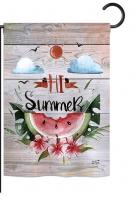 Hi Summer Garden Flag