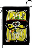 Dia De Muertos Skull Garden Flag