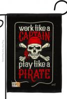 Play Like A Pirate Garden Flag