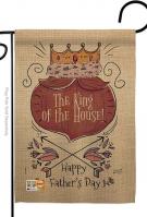 The King Of House Garden Flag