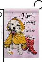 Love Spring Shower Garden Flag