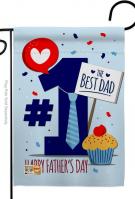 Number 1 Dad Garden Flag