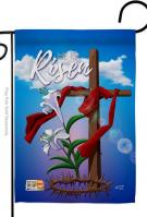 Easter Cross Decorative Garden Flag