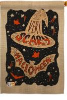 Very Scary Halloween House Flag