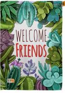 Welcome Friends Decorative House Flag