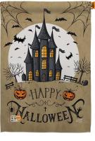 Halloween Castle House Flag