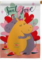 Sweet Love Decorative House Flag