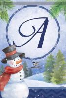 Snowman Monogram